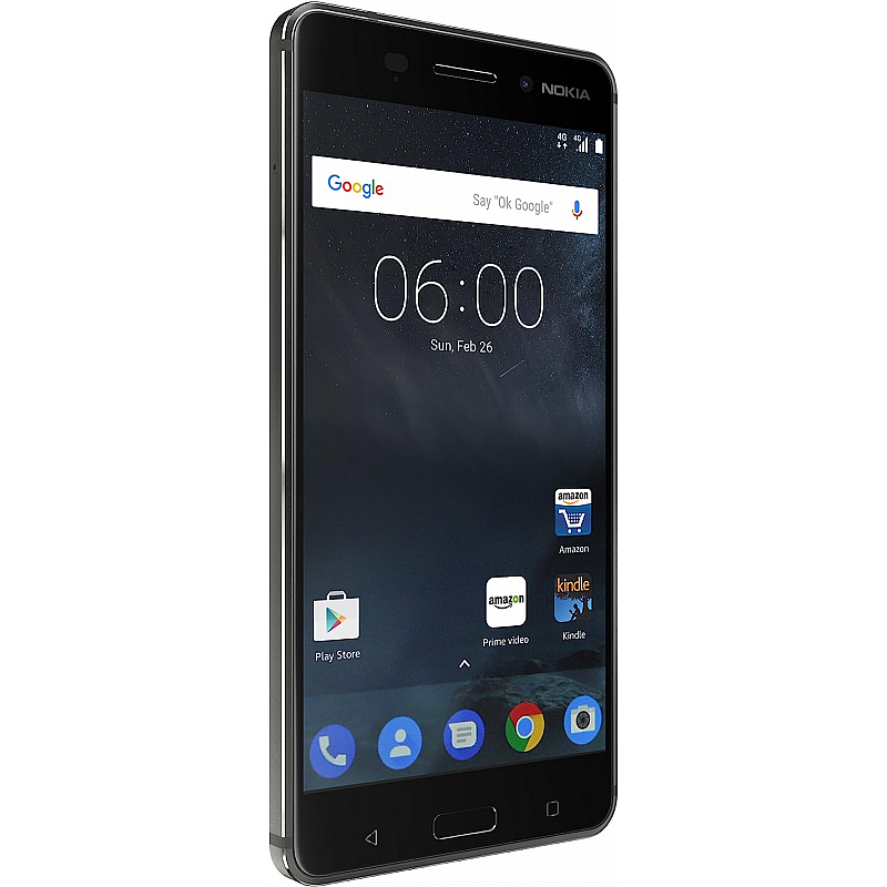 Nokia 6 (Matte Black 3GB RAM 32GB Storage Refurbished