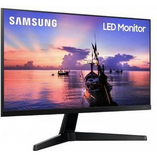 Samsung 24 inch (60.4 cm) IPS, 3 Side Bezel Less Flat LED Monitor (Dark Blue Gray) 75 Hz