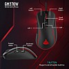 Ant Esports GM270W Optical Wired Gaming Mouse with 7 Programmable Buttons and 3200 Adjustable DPI-Black