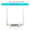 Tenda N301 Wireless-N300 Easy Setup Router White Not a Modem