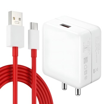 OnePlus SUPERVOOC 80W Power Adapter SuperVOOC Wall Charger for Mobile (White)