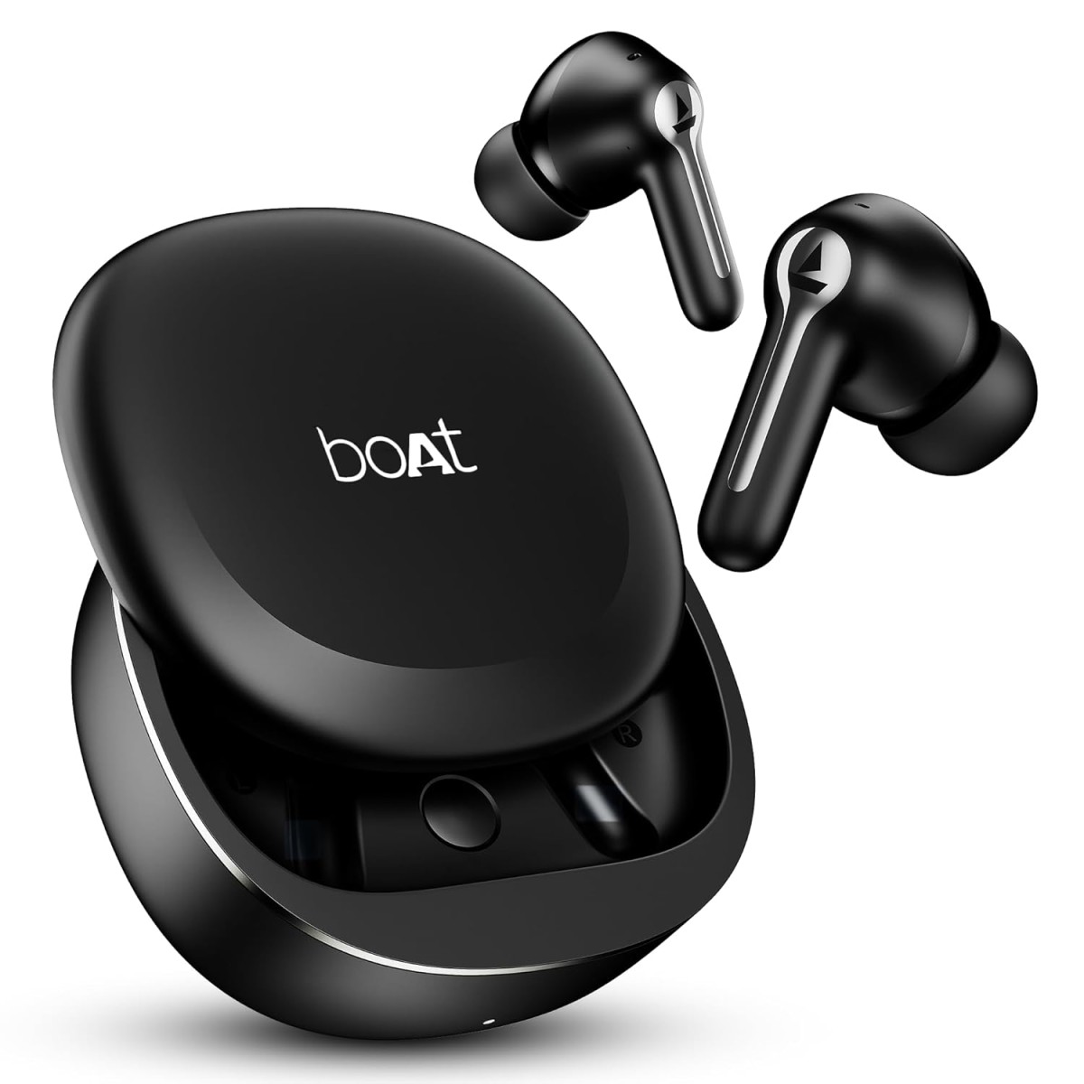 boAt Airdopes Prime 511, Volume Swipe Controls, 50H Battery, 4Mics ENx, App Support Bluetooth (Active Black, True Wireless) boAt Airdopes Prime 511, Volume Swipe Controls, 50H Battery, 4Mics ENx, App Support Bluetooth (Active Black, True Wireless)