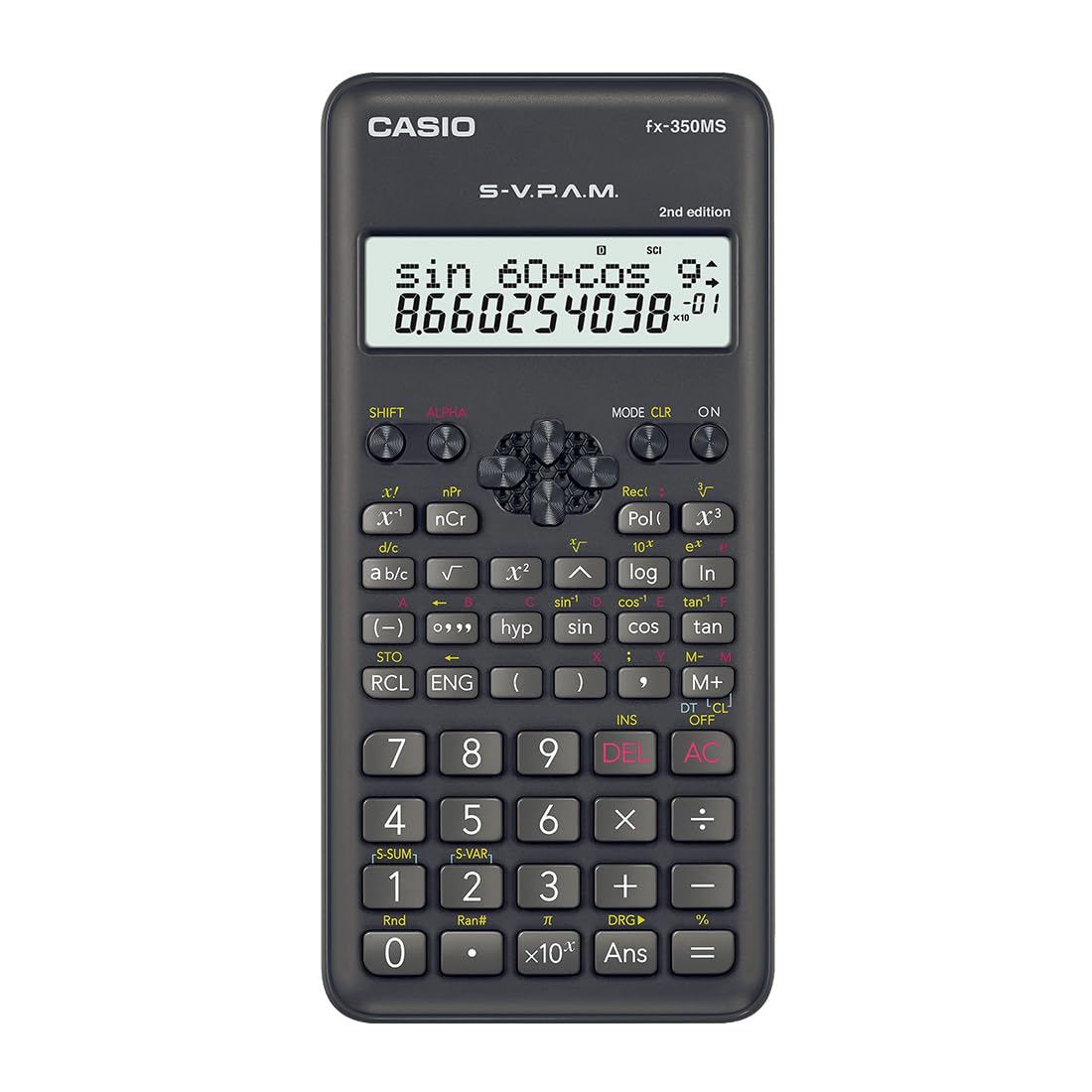 CASIO FX-350MS 2nd Edition Scientific Calculator (12 Digit) FX-350MS-2