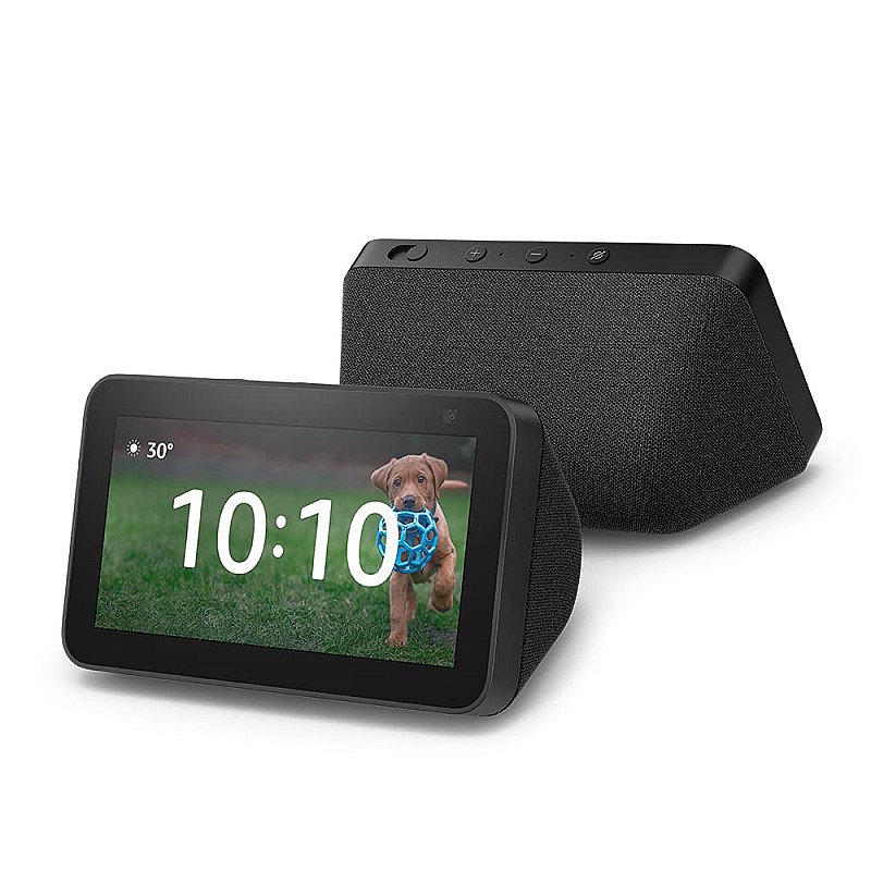 All new Echo Show 5 (2nd Gen, 2021 release) - Smart speaker with 5.5" screen, crisp sound and Alexa (Black)