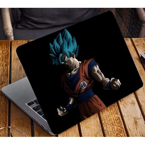 Full Laptop Skin Bubble-Free HD Quality Sticker for Laptops Upto 15.6" Compatible with Apple & etc Goku