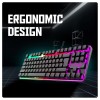 Cosmic Byte CB-GK-20 Styx TKL Membrane Gaming Keyboard with Rainbow LED (Black)