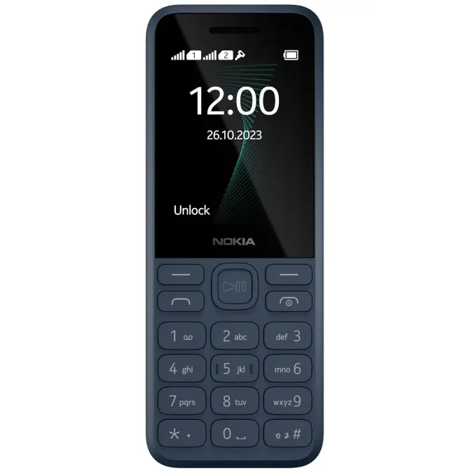 Nokia 130 Dual Sim Black Mobile With Battery and Charger