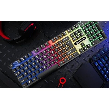 Consistent Radium Wired Gaming Keyboard (KG1101) Gaming Keyboard with Breathing Effect |Backlit Keyboard Windows Lock.