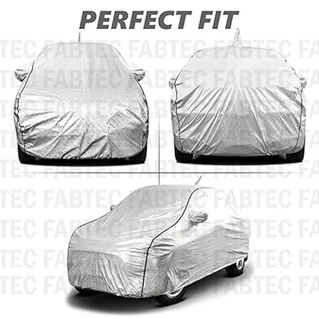 Flipkart SmartBuy Car Cover For Maruti Suzuki Baleno (With Mirror Pockets) (Silver)