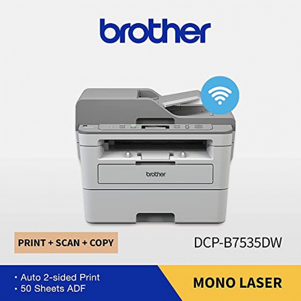 Buy Brother DCP-B7535DW Multi-Function Monochrome Laser Printer With ...