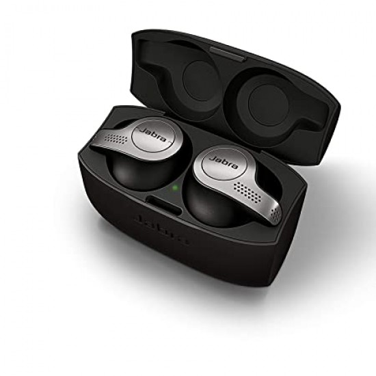 Jabra Elite 65t Alexa Enabled True Wireless Earbuds with Charging Case (Titanium Black)