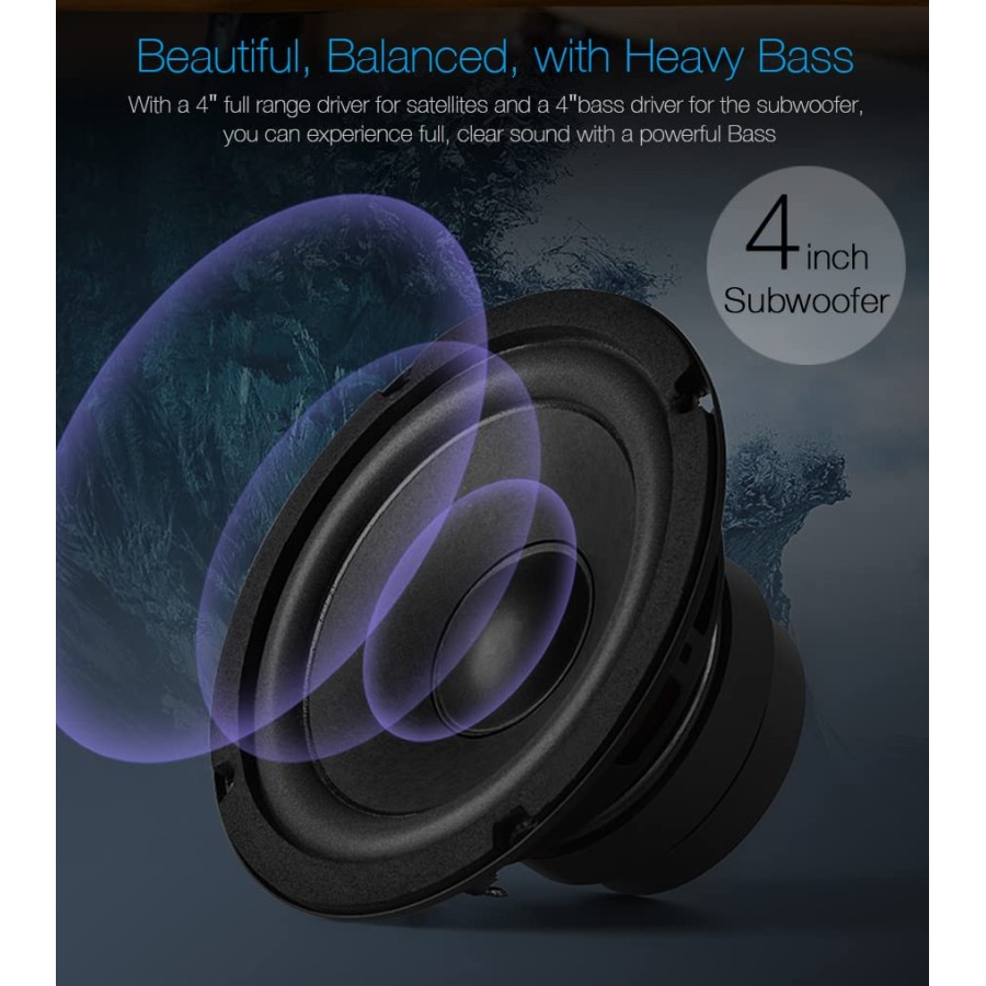 F&D A110 35W 2.1 Multimedia Speaker System - Black