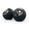 Creative pebble 2.0 usb-powered desktop speakers with far-field drivers and passive radiators for pcs and laptops black