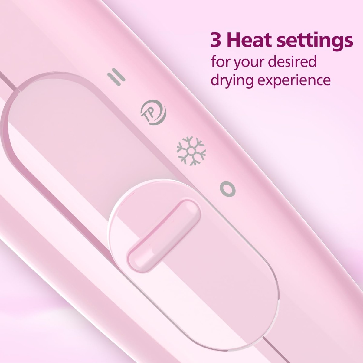 Philips Hair Dryer Bhc017/00 Thermoprotect 1200 Watts with Air Concentrator + Diffuser Attachment - Pink Philips Hair Dryer Bhc017/00 Thermoprotect 1200 Watts with Air Concentrator + Diffuser Attachment - Pink