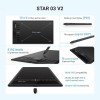 XP-PEN Star03 V2 8192 Levels of Pressure Sensitivity, Battery-Free Stylus, 8 Shortcut Keys