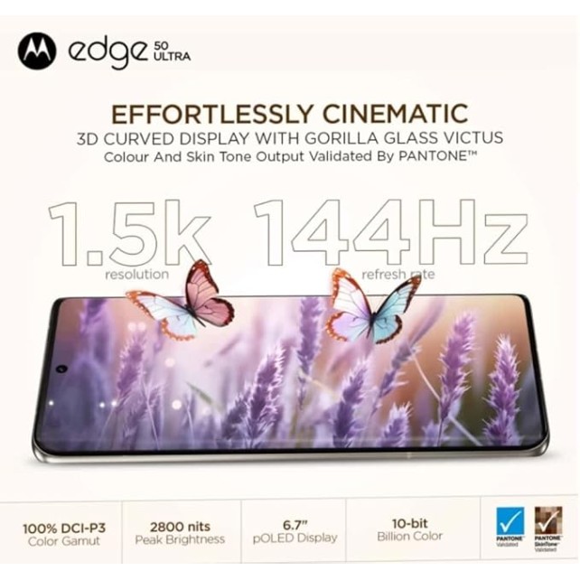 Motorola Edge 50 Ultra 5G (Nordic Wood, 512 GB)  (12 GB RAM)