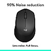 Logitech M330 Silent Plus Wireless Optical Mouse  (USB, Black)-