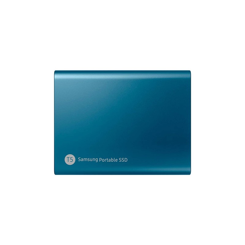 Samsung T5 500GB Up to 540MB/s USB 3.1 Gen 2 10Gbps Type-C External Solid State Drive Portable SSD Alluring Blue MU-PA500B