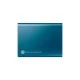 Samsung T5 500GB Up to 540MB/s USB 3.1 Gen 2 10Gbps Type-C External Solid State Drive Portable SSD Alluring Blue MU-PA500B