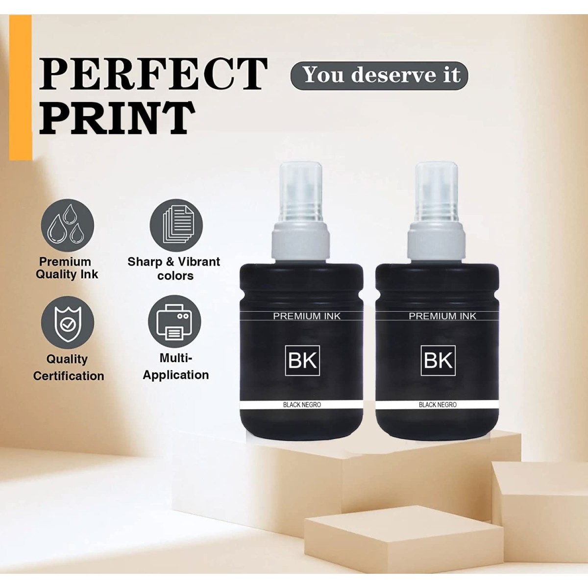 Epson M200 Multi Function Printer (Black, Ink Bottle)