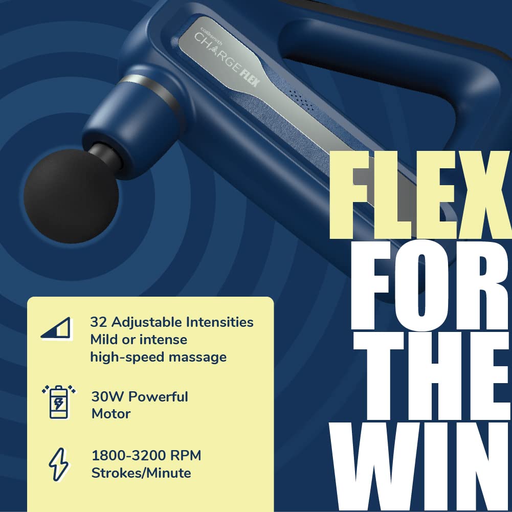 caresmith CS379 CHARGE Flex Cordless Massage Gun Massager