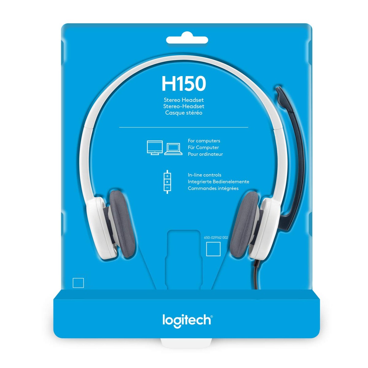 Logitech H150 Stereo Headset (Cloud White)