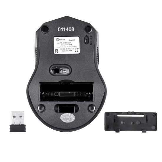 Enter E-W55 Wireless Optical Mouse (Black)