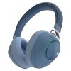 ZEBRONICS Duke Over Ear Wireless Headphone with Up to 60h Backup,Supports Bluetooth,Dual Pairing,Gaming Mode,Environmental Noise Cancellation (ENC),LED Lights,Deep Bass,Voice Assistant Support (Blue)