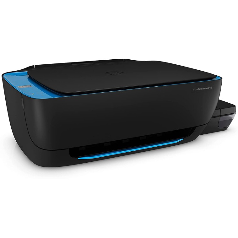 HP INK TANK 419 WIRELESS Multi-function WiFi Color Inkjet Printer (Blue, Black, Ink Tank) Refurbished HP INK TANK 419 WIRELESS Multi-function WiFi Color Inkjet Printer (Blue, Black, Ink Tank) Refurbished
