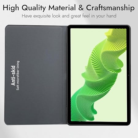 Robustrion Cover for Realme Pad 2 Cover Case 11.5 inch, Deer Pattern Flip Back Case for Realme Pad 2 Tablet Cover - Black