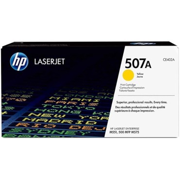 HP 507A Yellow Laserjet Toner Cartridge CE402A