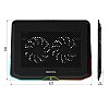 DEEPCOOL N80 RGB Gaming Notebook Laptop Cooler with RGB LED Lighting Compatible with 17.3 notebooks and Below DPN222N80RGB