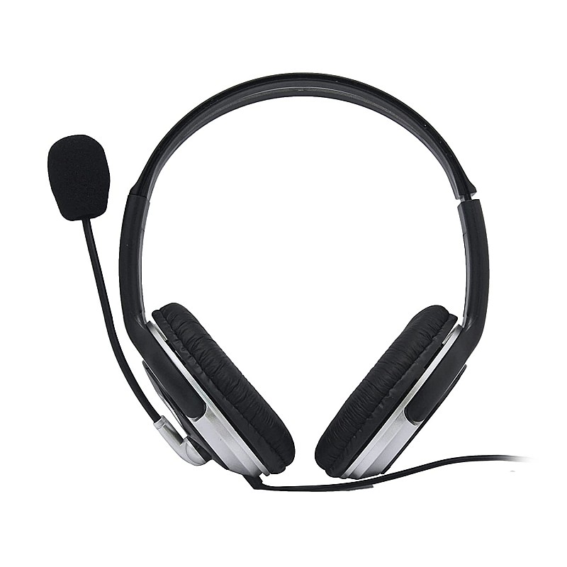 Hp wired on ear headphones with mic 