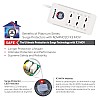 Honeywell Platinum 6 Out Surge Protector with Master Switch White