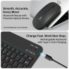 pTron Keyvo KW4 Wireless Keyboard & Mouse Combo Set, Ultra-Slim Keyboard w/ 78 Keys, Multimedia Keys, BT Mouse w/ 1600 DPI Precision Optical Sensor, Compatible with Tablets/Smartphones/PC (Black) pTron Keyvo KW4 Wireless Keyboard & Mouse Combo Set, Ultra-Slim Keyboard w/ 78 Keys, Multimedia Keys, BT Mouse w/ 1600 DPI Precision Optical Sensor, Compatible with Tablets/Smartphones/PC (Black)
