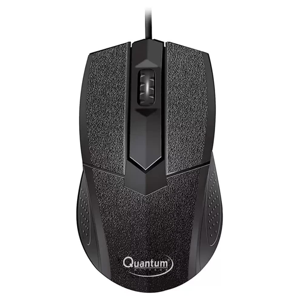 QUANTUM wired mouse qhm 224d Wired Optical Mouse (USB 2.0, Black)-