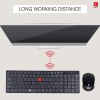 iBall Wireless Combo i4 Deskset Slim / Keyboard / Smart Mouse Chocolate Key