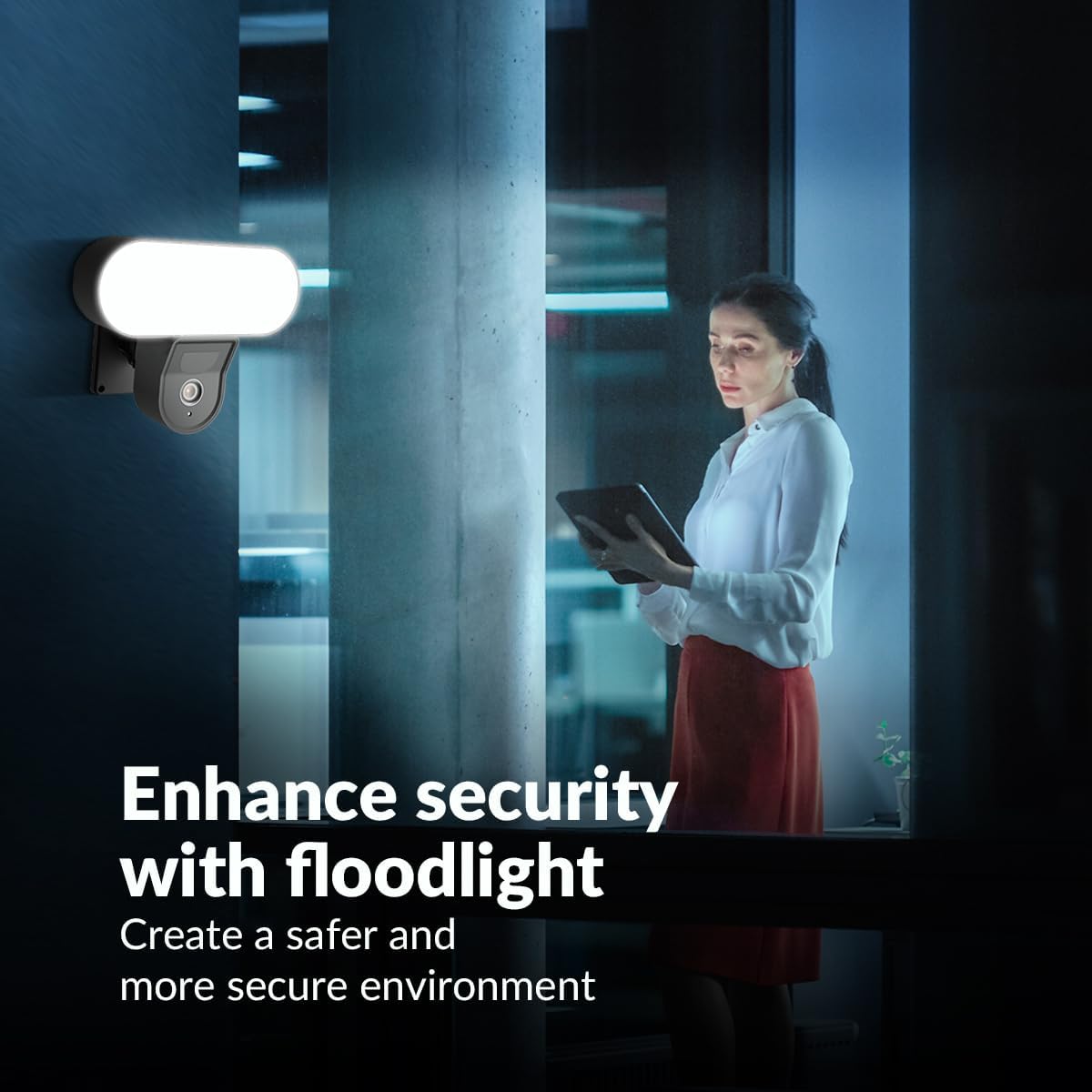 CP PLUS 4MP Wi-Fi Floodlight Camera CP-F42A Compatible with Jk Vision BNC