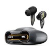 GOBOULT Astra Truly Wireless in Ear Earbuds with 48H Playtime, Built-in App Support, 45ms Low Latency Gaming, 4 Mics ENC, Breathing LEDs,13mm Bass Drivers, TWS Ear Buds (Smoky Metal)