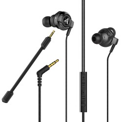 AirSound A100 Gaming Earphone with Dual Mic, 3D Stereo Sound for Android Phones, Tablets, PC, Laptop
