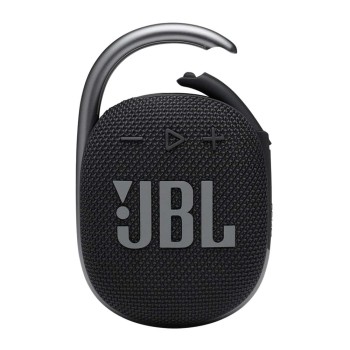 JBL Clip 4, Wireless Ultra Portable Bluetooth Speaker, Pro Sound, Integrated Carabiner, Vibrant Colors with Rugged Fabric Design, Dust & Waterproof, Type C (Without Mic, Black) JBL Clip 4, Wireless Ultra Portable Bluetooth Speaker, Pro Sound, Integrated Carabiner, Vibrant Colors with Rugged Fabric Design, Dust & Waterproof, Type C (Without Mic, Black)