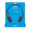 Logitech H340 Wired Headset Stereo Headphones with Noise Cancelling Microphone USB PC Mac Laptop Black