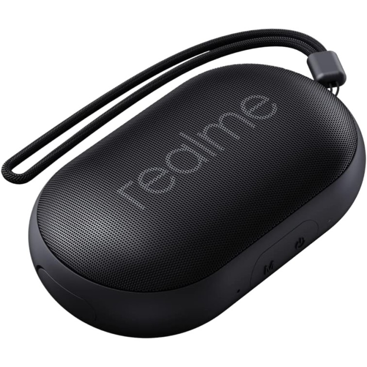Realme Pocket Speaker with Bass Radiator 3 W Bluetooth Speaker Classic Black Stereo Channel