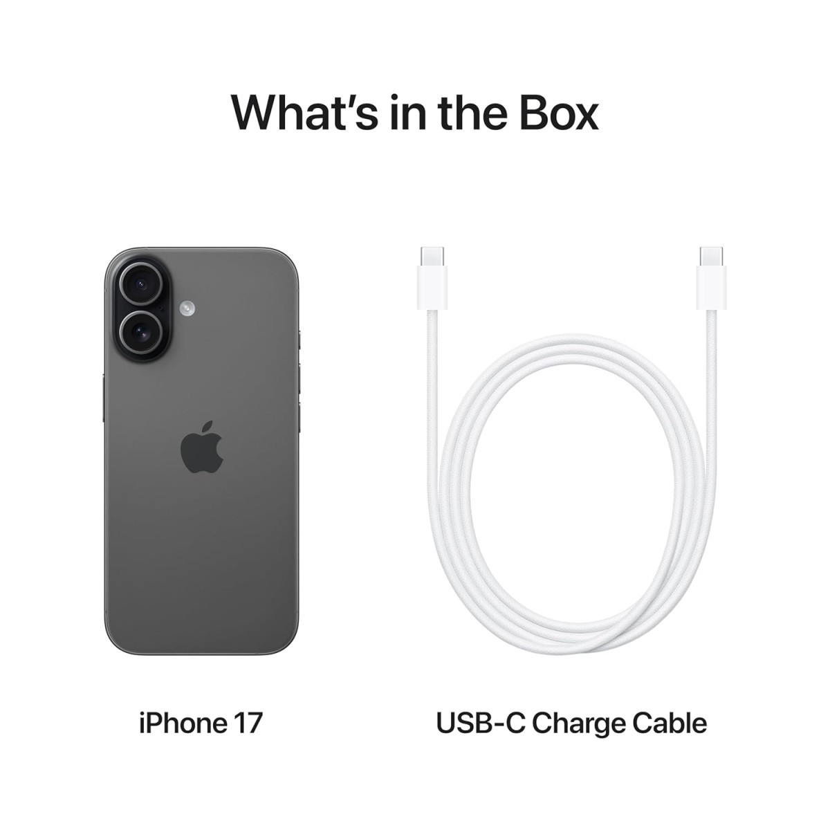 Apple iPhone 17 (Black, 256 GB) A3258