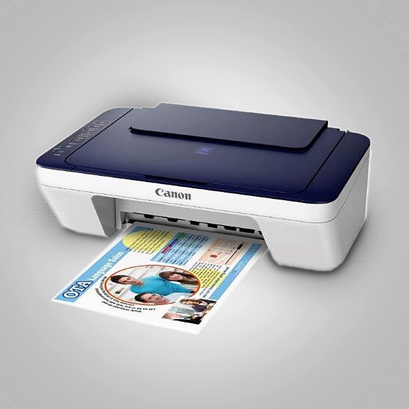 Canon PIXMA E477 All in One (Print, Scan, Copy) WiFi Ink Efficient Colour Printer Refurbshed (without cartridge)