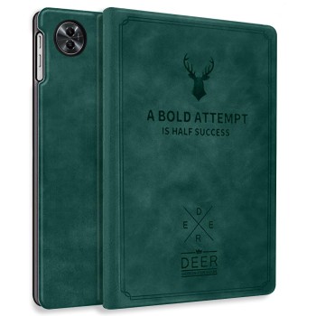 Robustrion Cover for Realme Pad 2 Lite 11 inch Cover Case, Deer Flip Cover for Realme Pad 2 Lite 11 inch Tablet- Dark Green