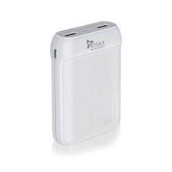 Syska 10000 mAh Li-Polymer P1016B Power Pocket100 Power Bank White