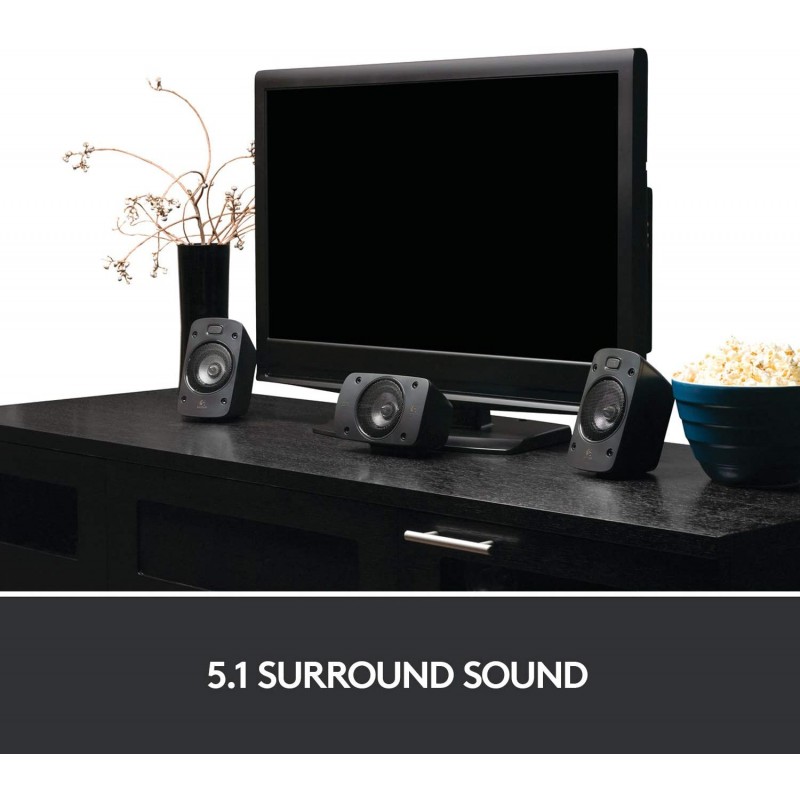 Logitech Z906 1000 W Home Theatre Black 5.1 Channel Logitech Z906 1000 W Home Theatre Black 5.1 Channel