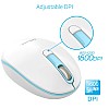 Portronics POR-015 Toad 11 Wireless Mouse with 2.4GHz Technology (Blue)