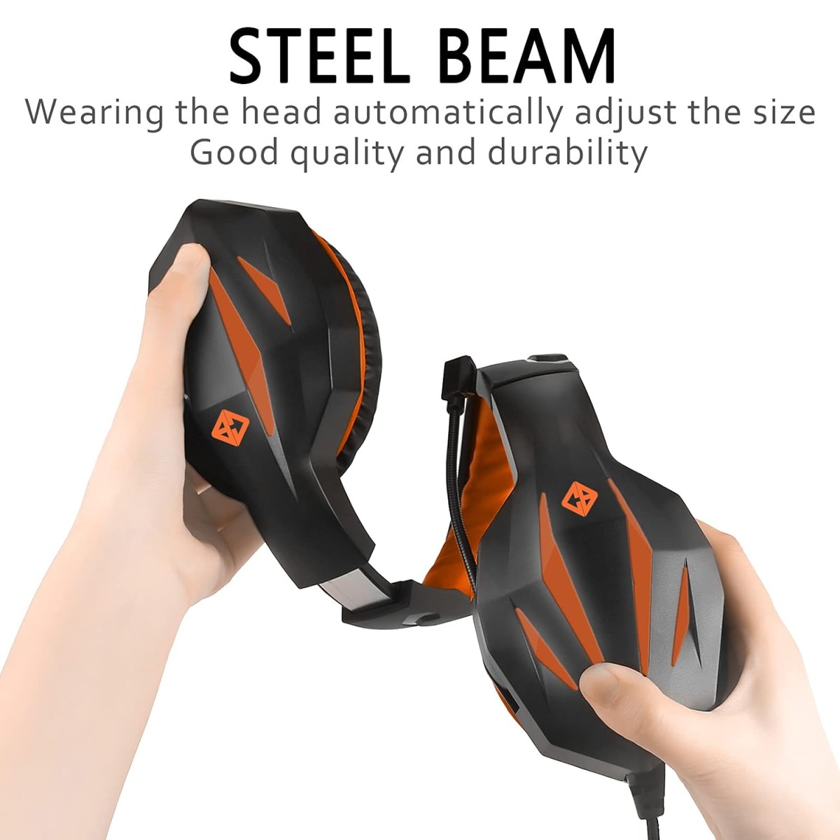 Cosmic Byte Uranus Gaming Headset with Flexible Microphone PS5 (Orange Demon)